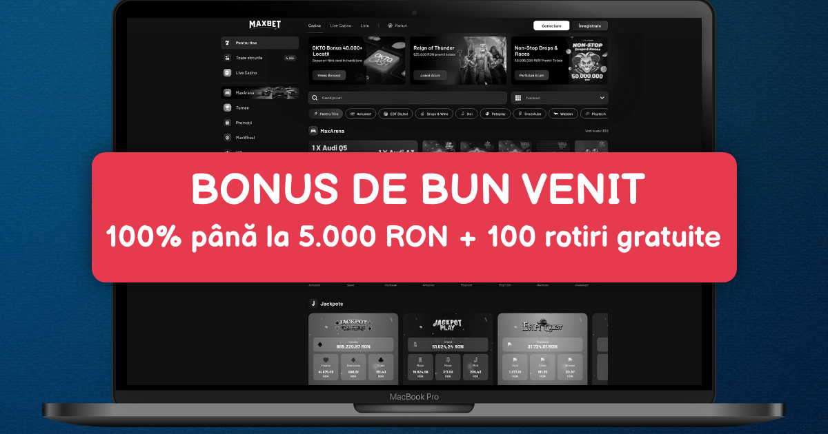 Maxbet Casino - Păcănele online top cu bonusuri mari